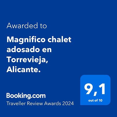 Magnifico Chalet Adosado En Torrevieja, Alicante. 외부 사진